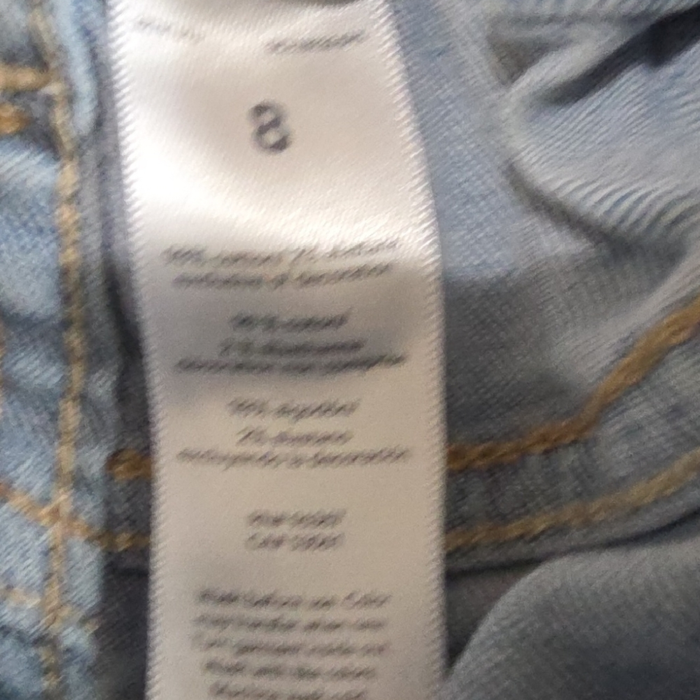 OshKosh B'gosh Light Blue Jeans with Butterfly - Picture 3 of 5